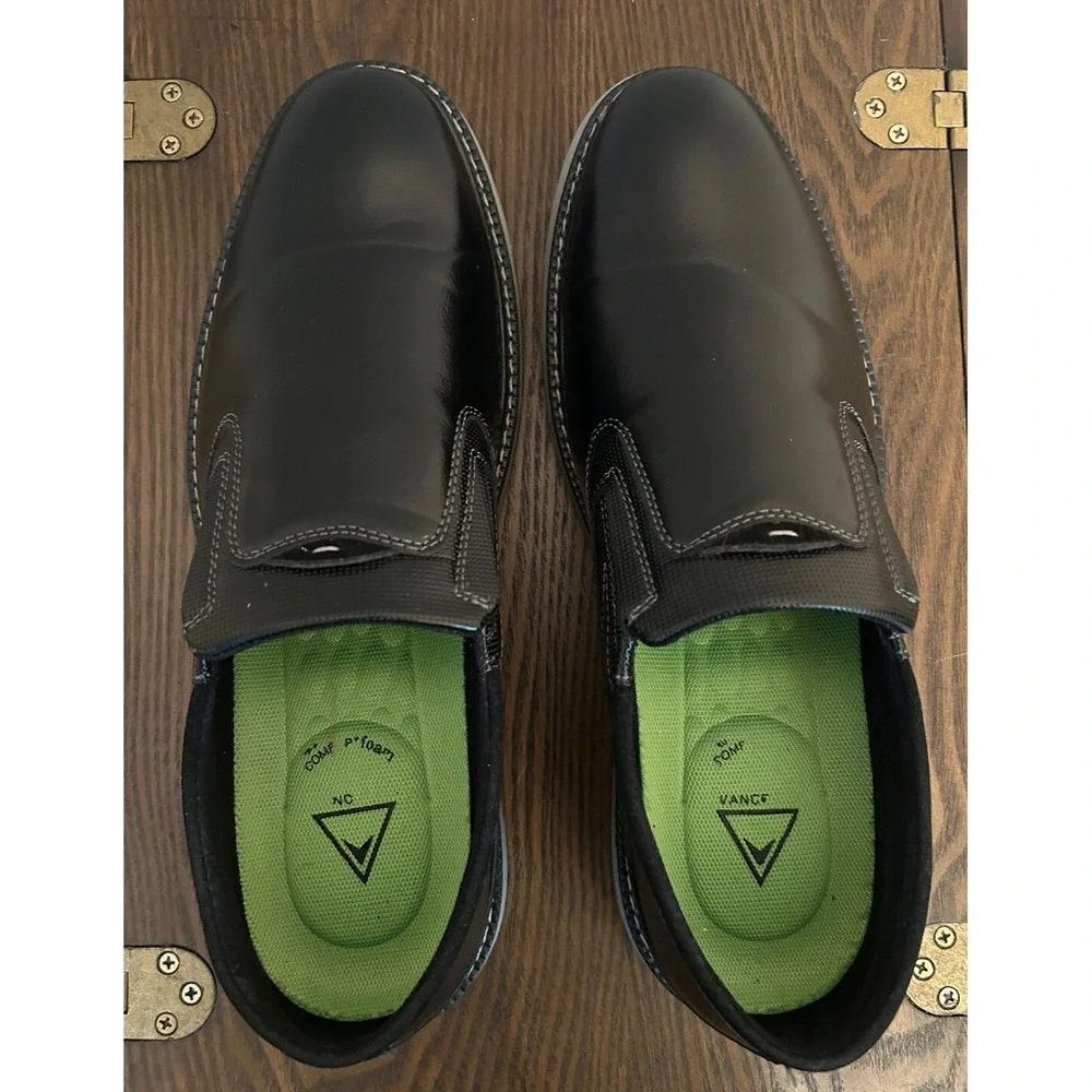 Vance Co. Men's Willis‎ Tru Comfort Foam Round Toe Loafer Color Black Size 10